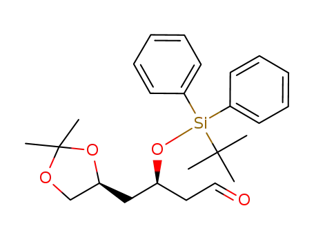 (3R,5S)-3-tert-butyldiphenylsilyloxy-5,6-(isopropylidenedioxy)hexanal