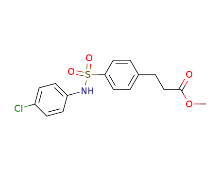 methyl 3-{4-[(4-chloroanilino)sulfonyl]phenyl}propanoate
