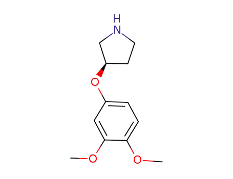 Molecular Structure of 933716-84-8 (3-(3,4-DIMETHOXYPHENOXY)-PYRROLIDINE)