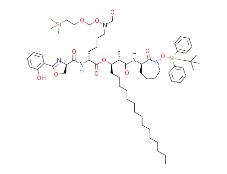 C<sub>64</sub>H<sub>99</sub>N<sub>5</sub>O<sub>11</sub>Si<sub>2</sub>