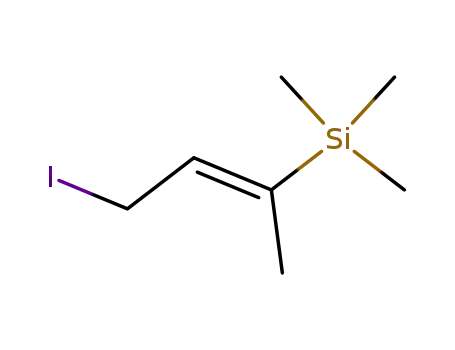Molecular Structure of 52685-51-5 (((E)-3-IODO-1-METHYLPROPENYL)-TRIMETHYLSILANE)