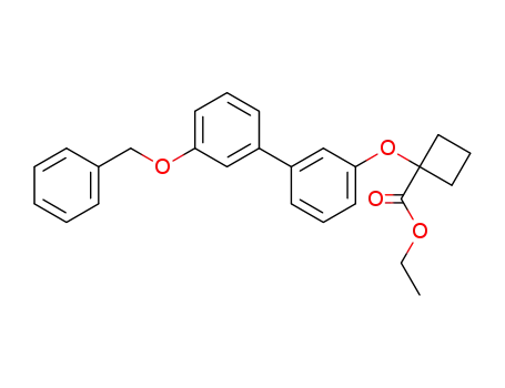 ethyl 1-{[3'-(benzyloxy)biphenyl-3-yl]oxy}cyclobutanecarboxylate