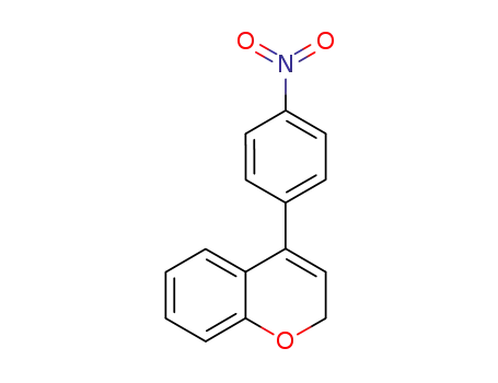 Molecular Structure of 1253197-96-4 (4-(4'-nitro)phenyl-2H-benzopyran)