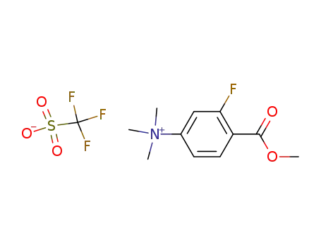 (3-fluoro-4-methoxycarbonyl-phenyl)-trimethyl-ammonium trifluoromethanesulfonate