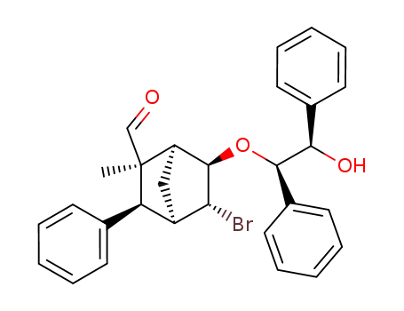 (1S,2R,3S,4R,5R,6R)-5-Bromo-6-((1R,2R)-2-hydroxy-1,2-diphenyl-ethoxy)-2-methyl-3-phenyl-bicyclo[2.2.1]heptane-2-carbaldehyde