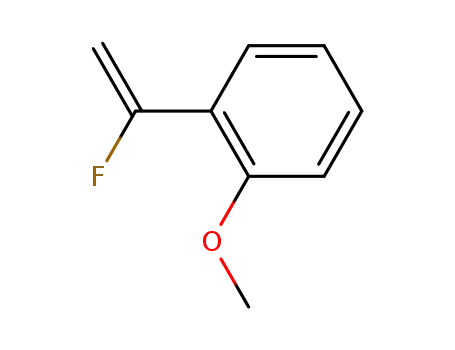 Molecular Structure of 137763-80-5 (Benzene, 1-(1-fluoroethenyl)-2-methoxy-)