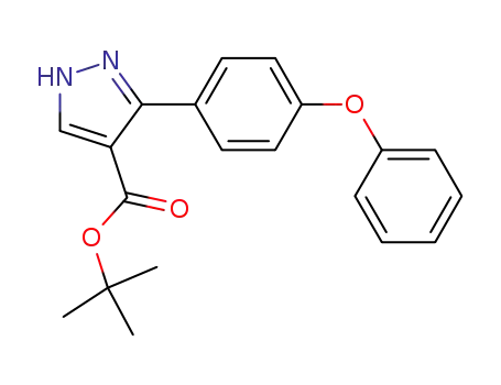 tert-butyl 3-(4-phenoxyphenyl)-1H-pyrazole-4-carboxylate