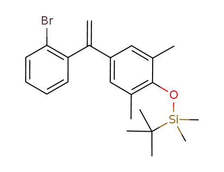 1-(2'-bromophenyl)-1-(4''-tert-butyldimethylsilyloxy-3'',5''-dimethylphenyl)ethane