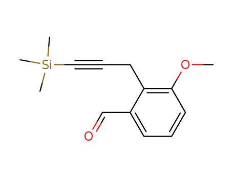 Benzaldehyde, 3-methoxy-2-[3-(trimethylsilyl)-2-propynyl]-