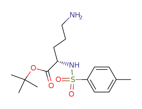 1,1-dimethylethyl (S)-5-amino-2-<<(4-methylphenyl)sulfonyl>-amino>pentanoate
