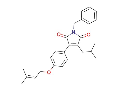 1-benzyl-3-isobutyl-4-[4-(3-methylbut-2-enyloxy)phenyl]pyrrole-2,5-dione