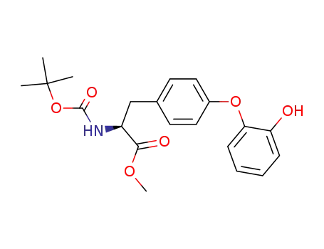 L-Tyrosine, N-[(1,1-dimethylethoxy)carbonyl]-O-(2-hydroxyphenyl)-,
methyl ester