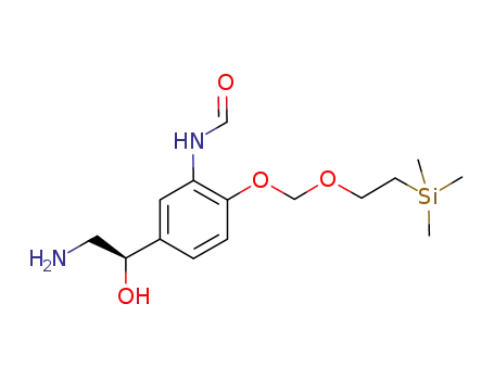 {5-[(1R)-2-amino-1-hydroxethyl]-2-[({[2-(trimethylsilyl)ethyl]oxy}methyl)oxy]phenyl}formamide