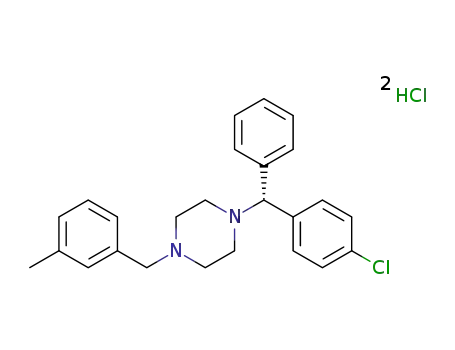 Molecular Structure of 163837-34-1 (mecilizine hydrochloride)