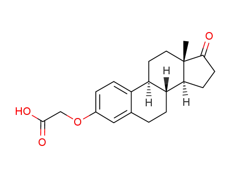 Molecular Structure of 1428-66-6 ({[17-oxoestra-1,3,5(10)-trien-3-yl]oxy}acetic acid)