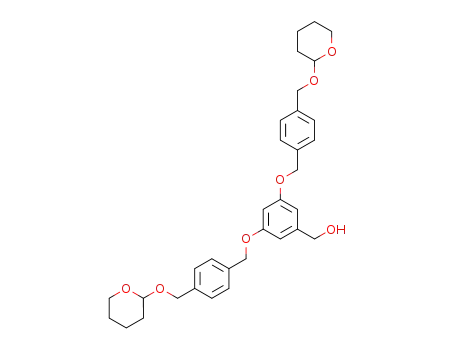 Benzenemethanol,
3,5-bis[[4-[[(tetrahydro-2H-pyran-2-yl)oxy]methyl]phenyl]methoxy]-