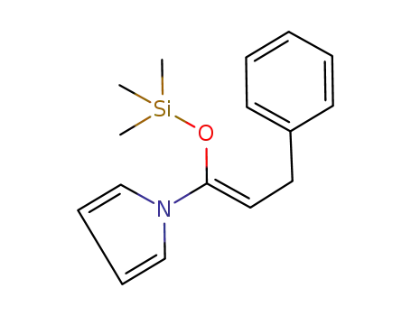 Molecular Structure of 244091-20-1 ((Z)-3-phenyl-1-pyrrolyl-1-trimethylsilyloxyprop-1-ene)