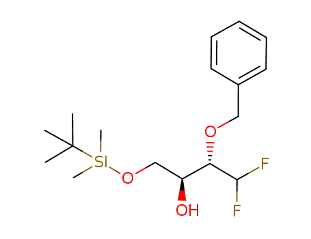 2-Butanol,
1-[[(1,1-dimethylethyl)dimethylsilyl]oxy]-4,4-difluoro-3-(phenylmethoxy)-,
(2S,3S)-