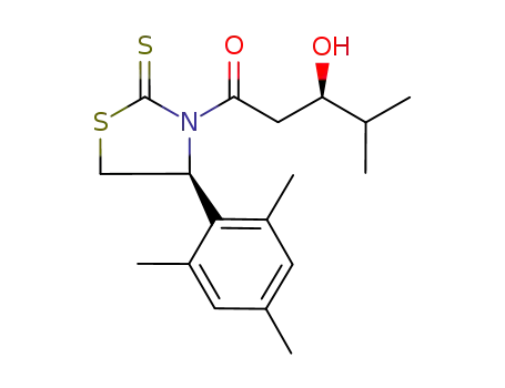 (R)-3-hydroxy-1-((S)-4-mesityl-2-thioxothiazolidin-3-yl)-4-methylpentan-1-one