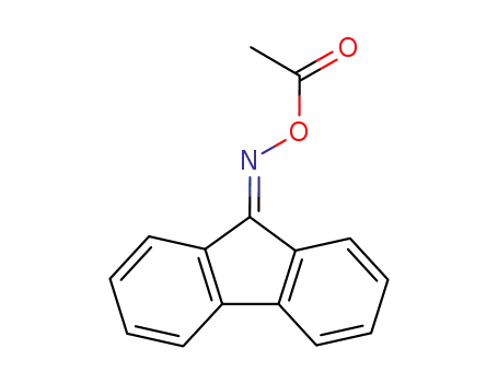 Molecular Structure of 21160-07-6 (1-[(9H-fluoren-9-ylideneamino)oxy]ethanone)