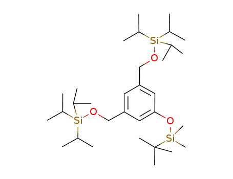 1-(tert-butyl-(dimethyl)-silyloxy)-3,5-bis-triisopropylsilyloxymethyl benzene