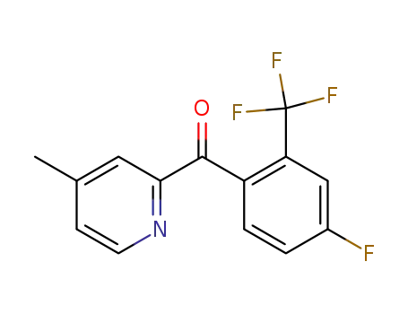 2-(4-fluoro-2-trifluoromethylbenzoyl)-4-methylpyridine