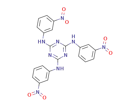 Molecular Structure of 2352-35-4 (2,4,6-tris(3-nitroaniline)-1,3,5-triazine)