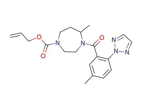 allyl 5-methyl-4-(5-methyl-2-(2H-1,2,3-triazol-2-yl)benzoyl)-1,4-diazepane-1-carboxylate