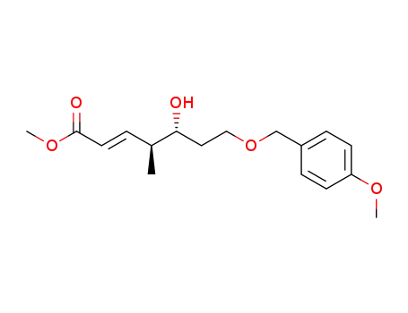 (E)-(4S,5R)-5-Hydroxy-7-(4-methoxy-benzyloxy)-4-methyl-hept-2-enoic acid methyl ester