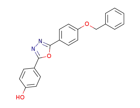 5-(4-benzyloxyphenyl)-2-(4-hydroxyphenyl)-1,3,4-oxadiazole