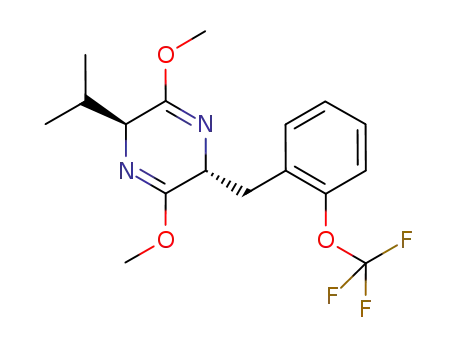 (2S,5R)-2-isopropyl-3,6-dimethoxy-5-(2-trifluoromethoxy-benzyl)-2,5-dihydro-pyrazine