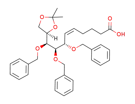 (Z)-(7S,8R,9S)-7,8,9-Tris-benzyloxy-9-((R)-2,2-dimethyl-[1,3]dioxolan-4-yl)-non-5-enoic acid