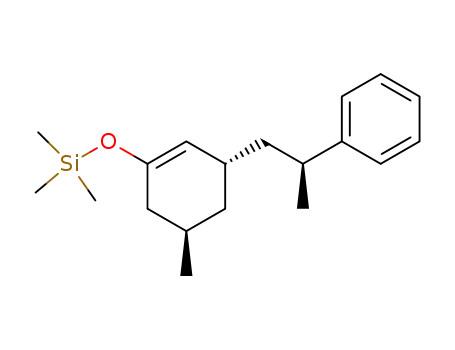 1-trimethylsilyloxy-3(S)-[2(S)-phenyl-1-propyl]-5-(R)-methyl-1-cyclohexene