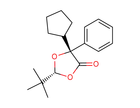 (2R,5R)-2-(tert-butyl)-5-phenyl-5-cyclopentyl-1,3-dioxolan-4-one