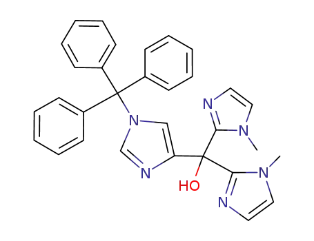 bis(1-methyl-2-imidazolyl)(1-trityl-4-imidazolyl)carbinol