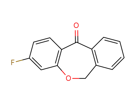 Molecular Structure of 114312-48-0 (3-Fluorodibenz[b,e]oxepin-11(6H)-one)