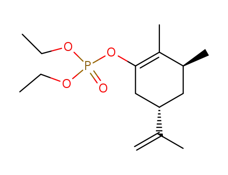 Phosphoric acid diethyl ester (3S,5S)-5-isopropenyl-2,3-dimethyl-cyclohex-1-enyl ester