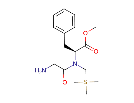 L-Phenylalanine, glycyl-N-[(trimethylsilyl)methyl]-, methyl ester