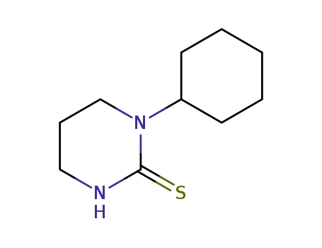 Molecular Structure of 39148-52-2 (1-cyclohexyltetrahydropyrimidine-2(1H)-thione)