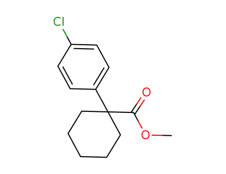 Cyclohexanecarboxylic acid, 1-(4-chlorophenyl)-, methyl ester
