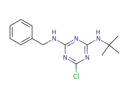 N-benzyl-N'-(tert-butyl)-6-chloro-1,3,5-triazine-2,4-diamine