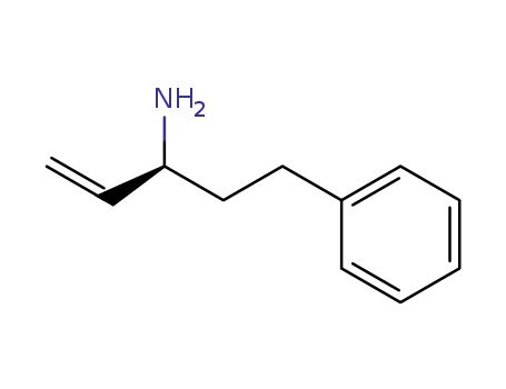 Molecular Structure of 380848-17-9 ((S)-5-phenylpent-1-en-3-amine)