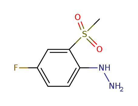 1-[4-FLUORO-2-(METHYLSULFONYL)PHENYL]HYDRAZINE