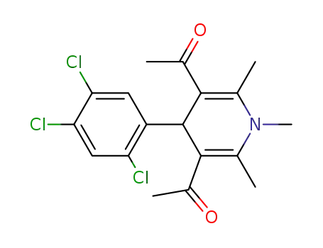 1-[5-Acetyl-4-(2,4,5-trichlorophenyl)-1,2,6-trimethyl-1,4-dihydropyridin-3-yl]ethanone