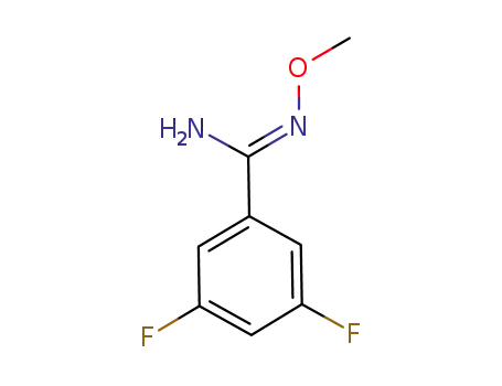 3,5-difluoro-N-methyl-benzamidoxime
