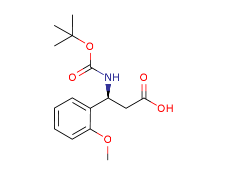 BOC-(S)-3-AMINO-3-(2-METHOXY-PHENYL)-PROPIONIC ACID