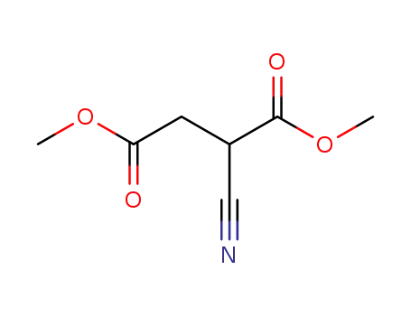 Molecular Structure of 6283-71-2 (2-Cyanobutanedioicacid,dimethylester)