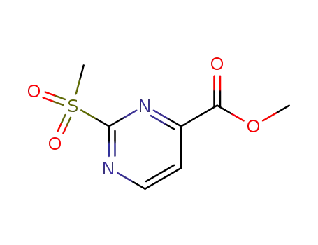 2-메탄설포닐-피리미딘-4-카르복실산 에틸 에스테르
