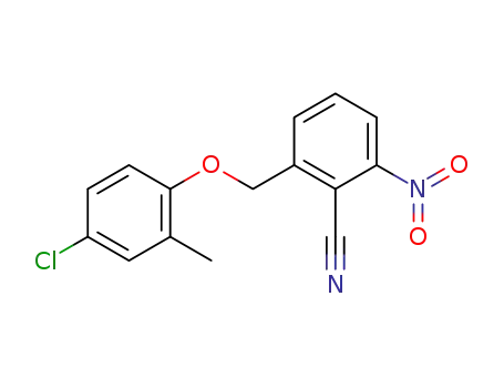 Benzonitrile, 2-[(4-chloro-2-methylphenoxy)methyl]-6-nitro-