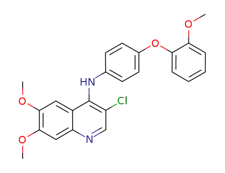 4-(4-(2-methoxyphenoxy)-anilino)-3-chloro-6,7-dimethoxyquinoline